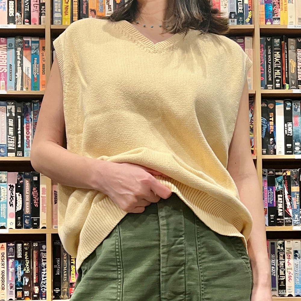 Vintage GAP cotton knit vest